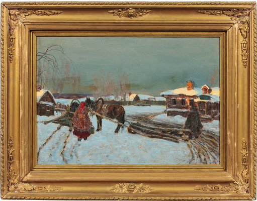 Аралов Владимир Николаевич. Зима в деревне